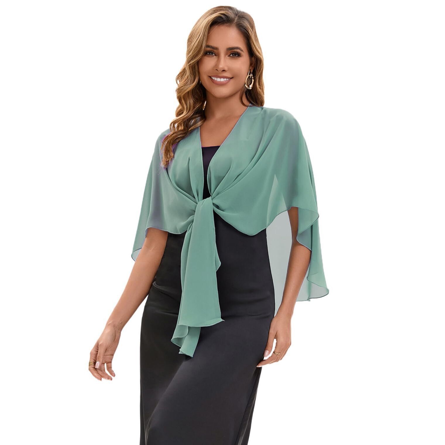 5243 Chiffon Evening Shawl Scarf Wedding Shawls And Wraps For Women Party